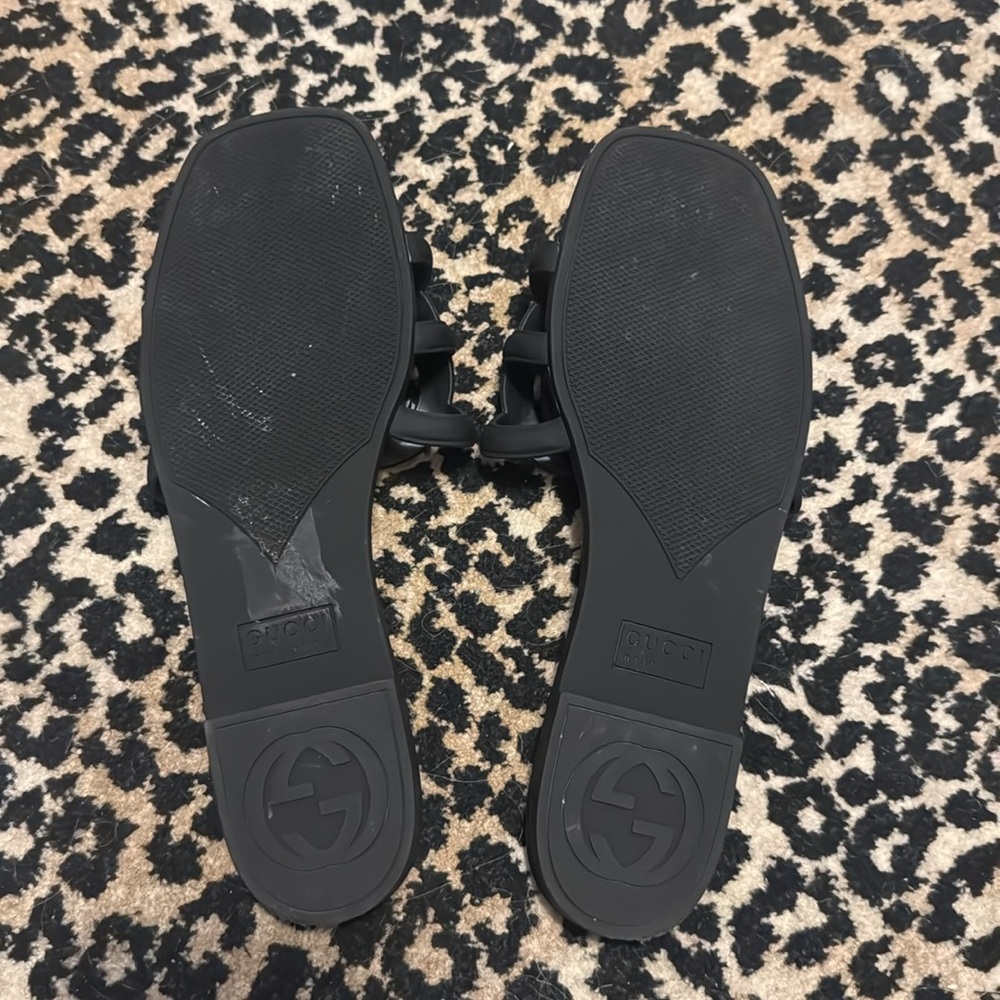 Black Slide Sandals for Women - Picture 3 of 3